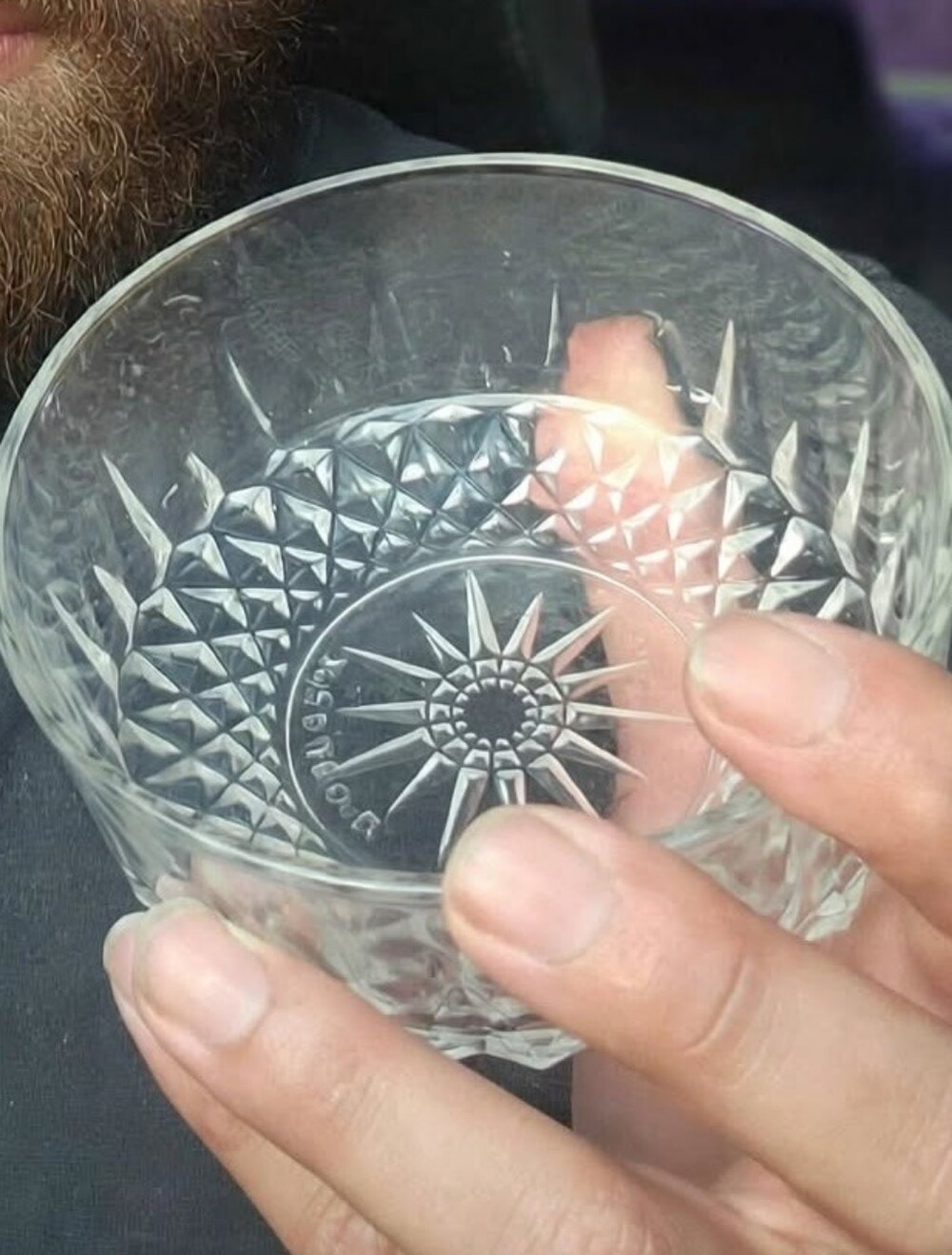 Vintage Accoroc Decorative Glass Bowl.1960's Made In France